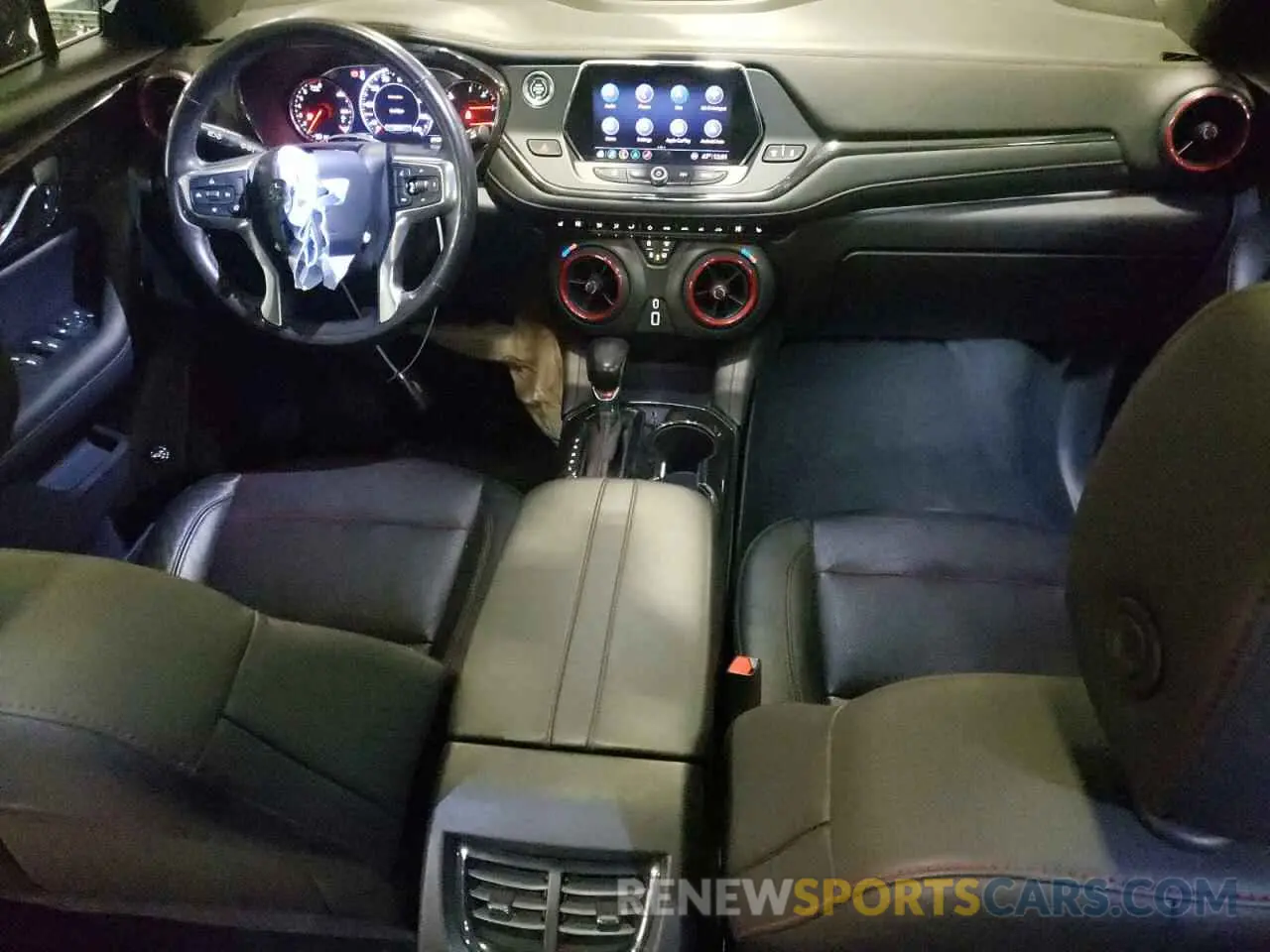8 Фотография поврежденного автомобиля 3GNKBJRS0KS608665 CHEVROLET BLAZER 2019
