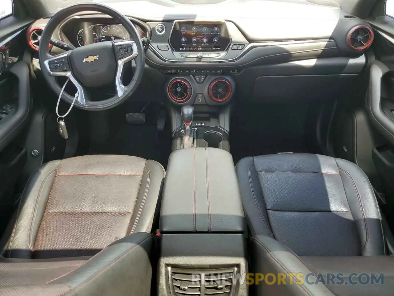 8 Photograph of a damaged car 3GNKBJRS5KS700855 CHEVROLET BLAZER 2019