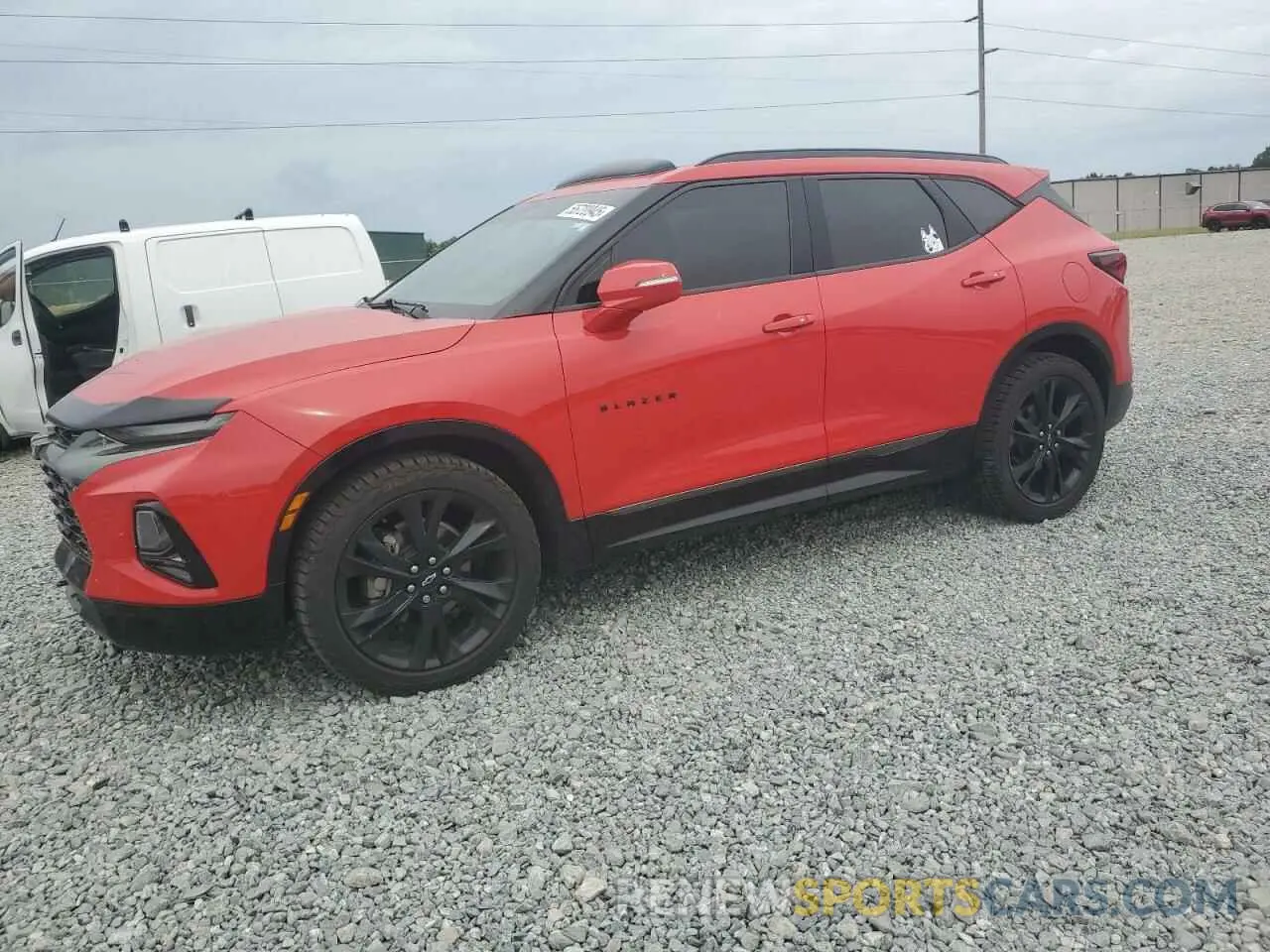 1 Фотография поврежденного автомобиля 3GNKBJRS7KS691785 CHEVROLET BLAZER 2019