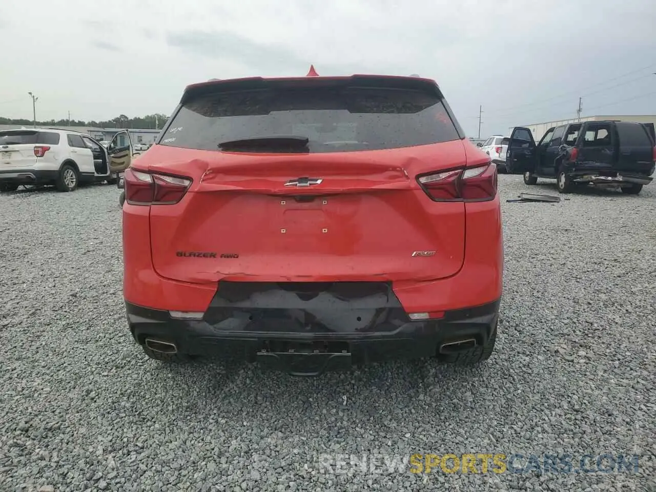 6 Фотография поврежденного автомобиля 3GNKBJRS7KS691785 CHEVROLET BLAZER 2019