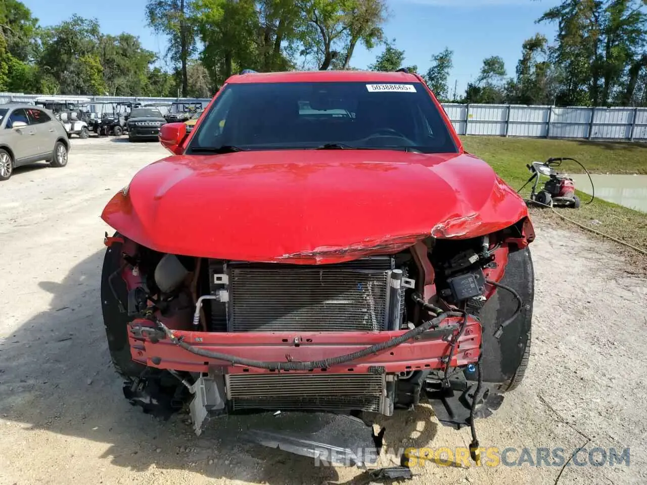 5 Photograph of a damaged car 3GNKBJRS7KS702896 CHEVROLET BLAZER 2019