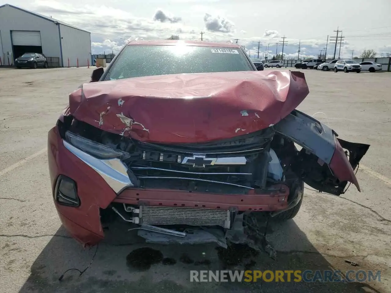 5 Photograph of a damaged car 3GNKBKRS2KS675354 CHEVROLET BLAZER 2019
