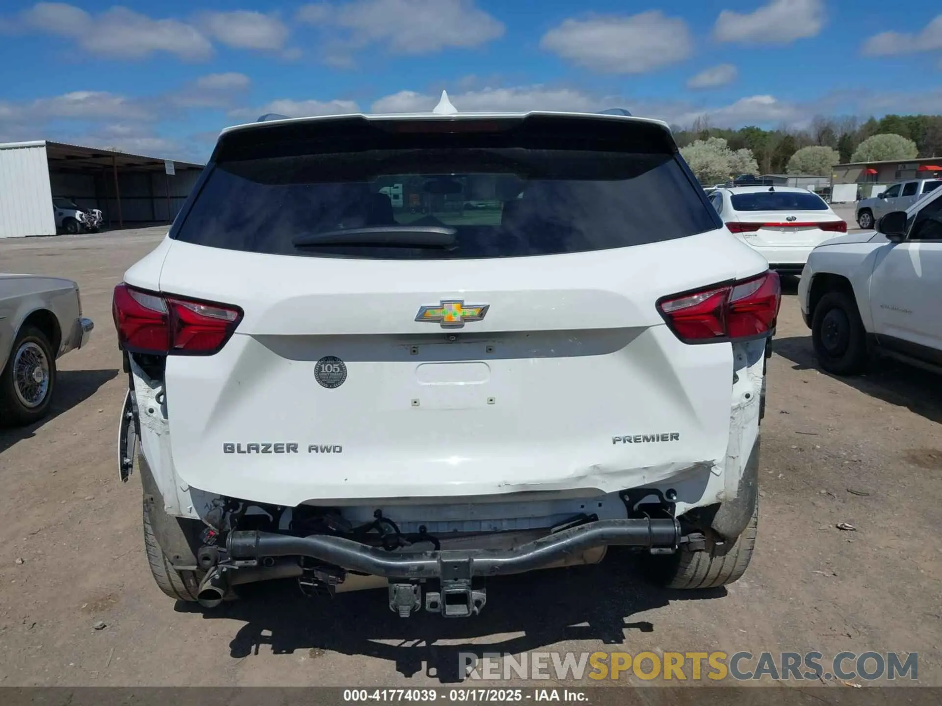 6 Photograph of a damaged car 3GNKBKRS3KS701640 CHEVROLET BLAZER 2019