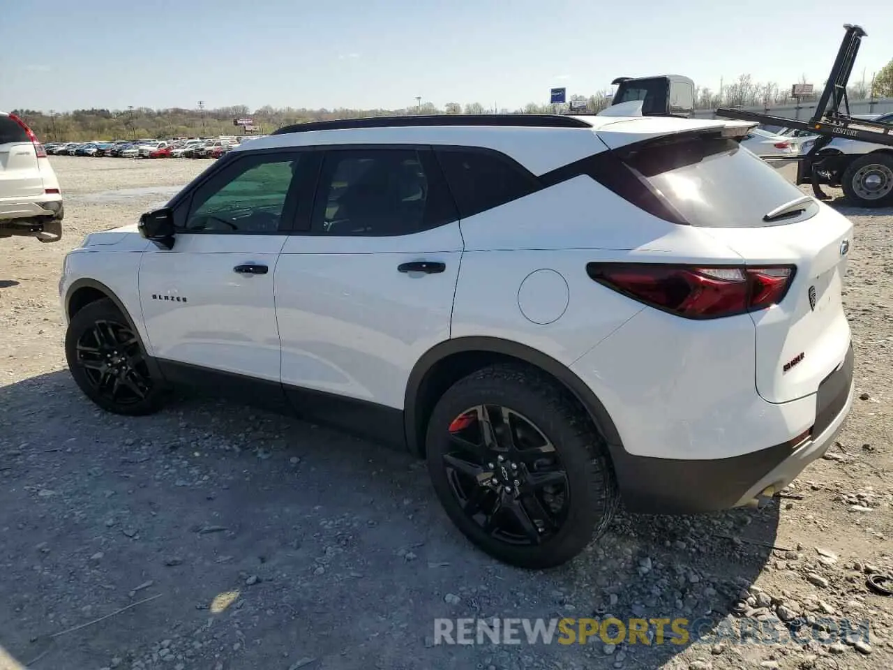 2 Photograph of a damaged car 3GNKBCR46LS649929 CHEVROLET BLAZER 2020