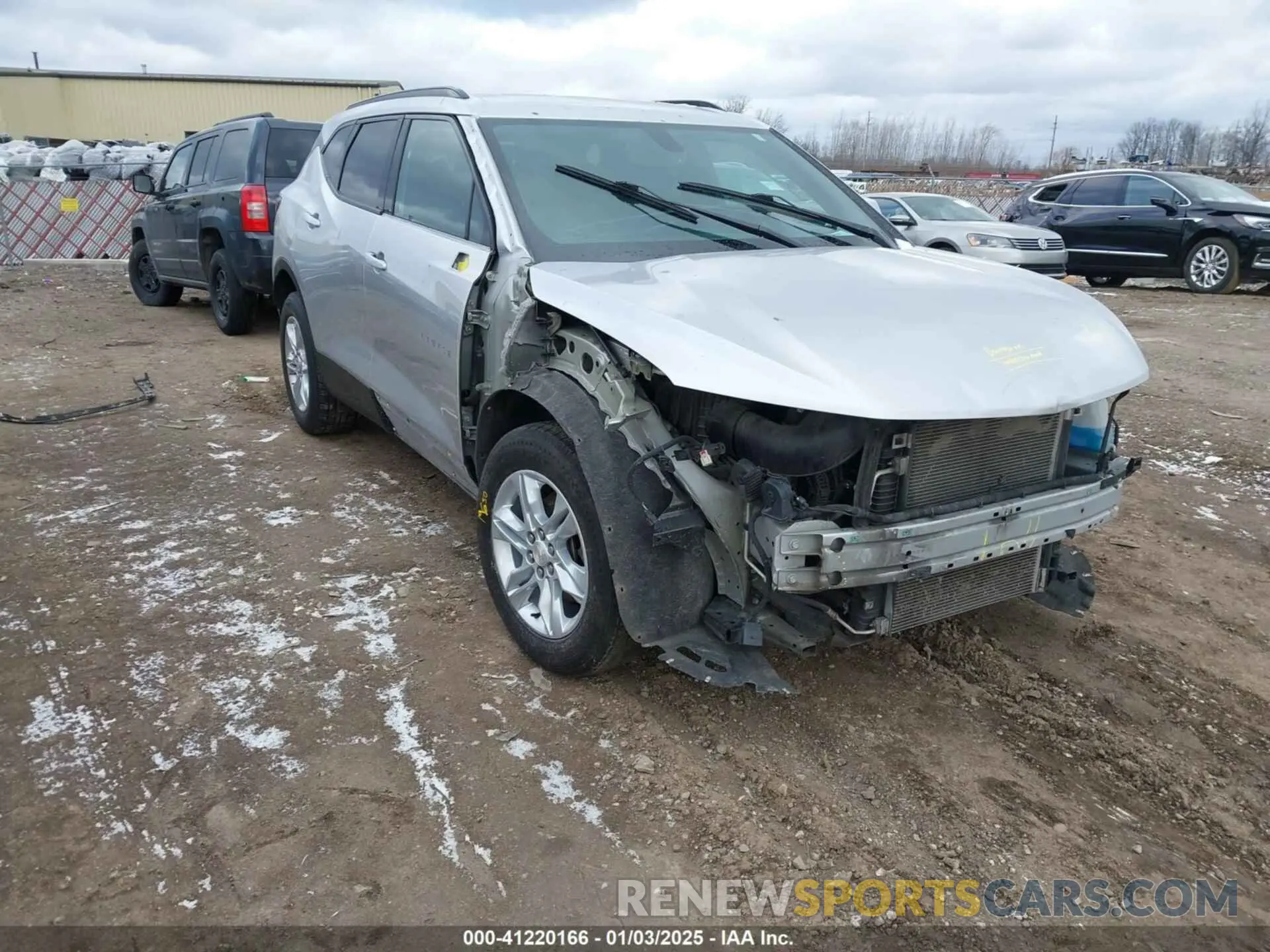 1 Фотография поврежденного автомобиля 3GNKBCRS1LS637802 CHEVROLET BLAZER 2020