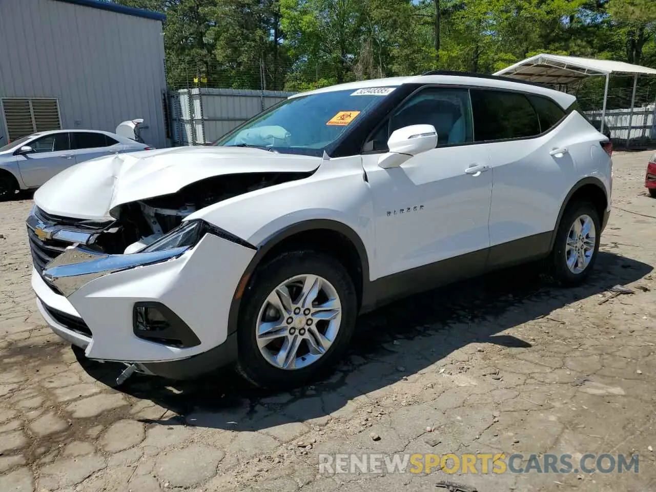 1 Photograph of a damaged car 3GNKBCRS1LS655720 CHEVROLET BLAZER 2020