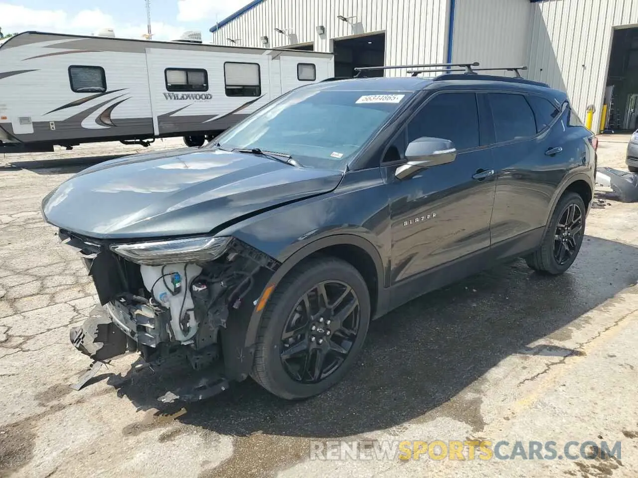 1 Photograph of a damaged car 3GNKBCRS4LS553134 CHEVROLET BLAZER 2020