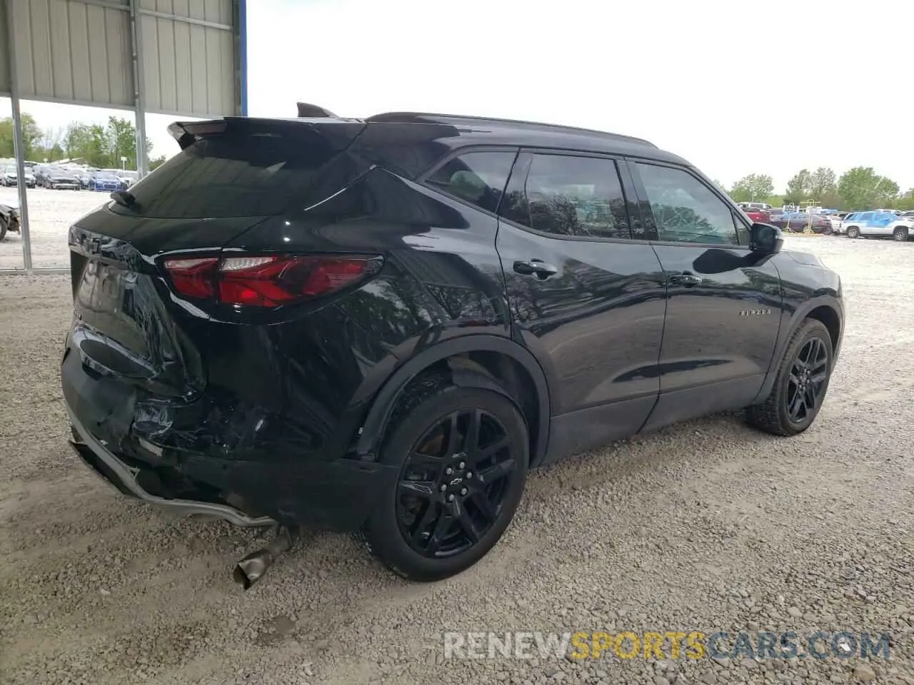 3 Фотография поврежденного автомобиля 3GNKBCRS5LS676022 CHEVROLET BLAZER 2020