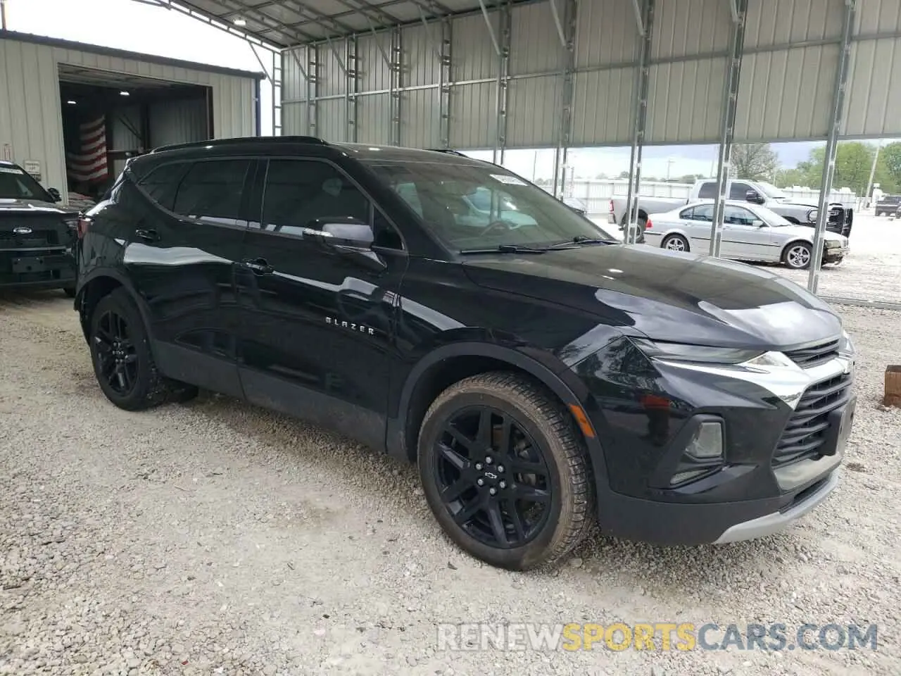 4 Фотография поврежденного автомобиля 3GNKBCRS5LS676022 CHEVROLET BLAZER 2020