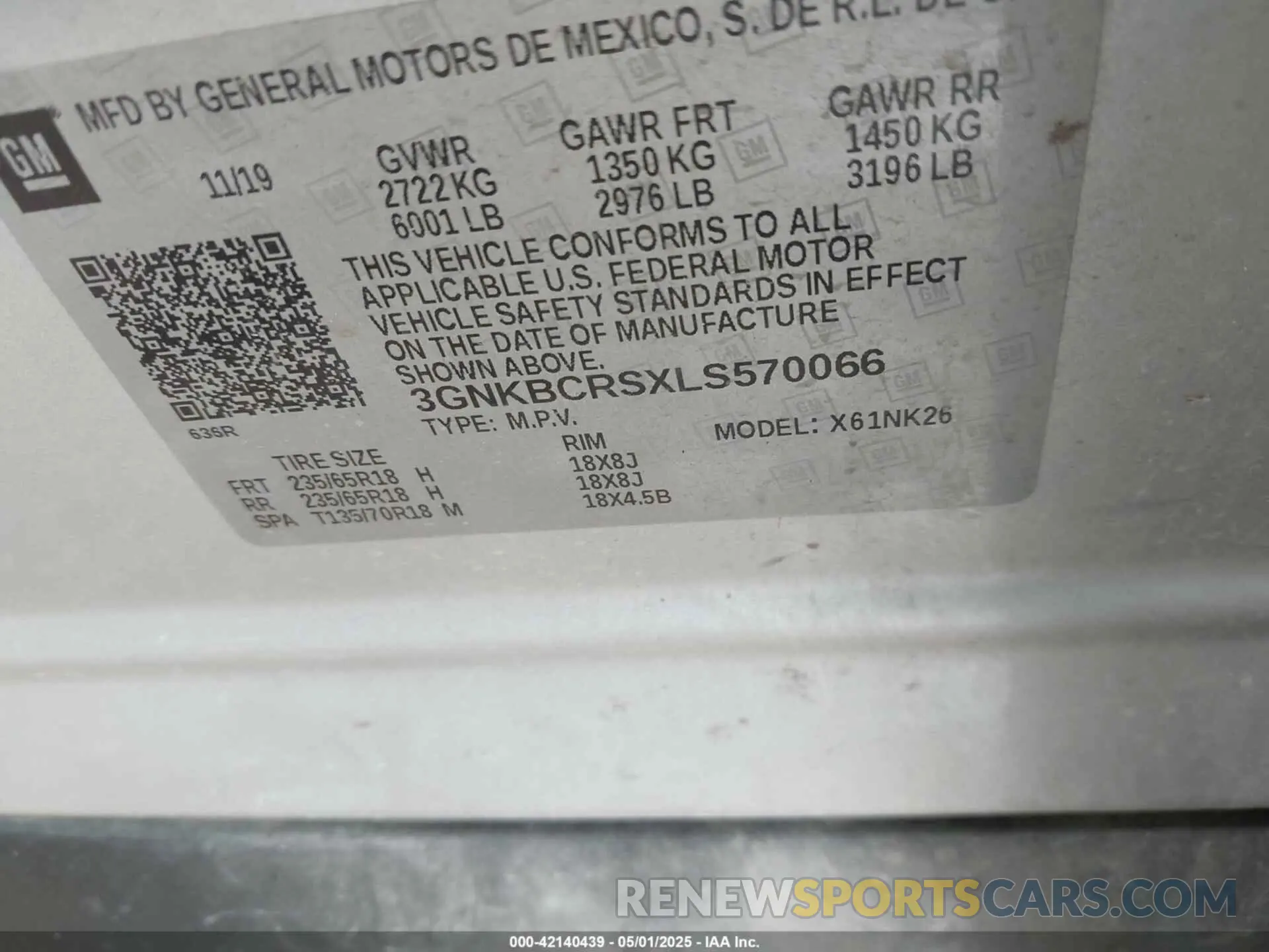 9 Photograph of a damaged car 3GNKBCRSXLS570066 CHEVROLET BLAZER 2020