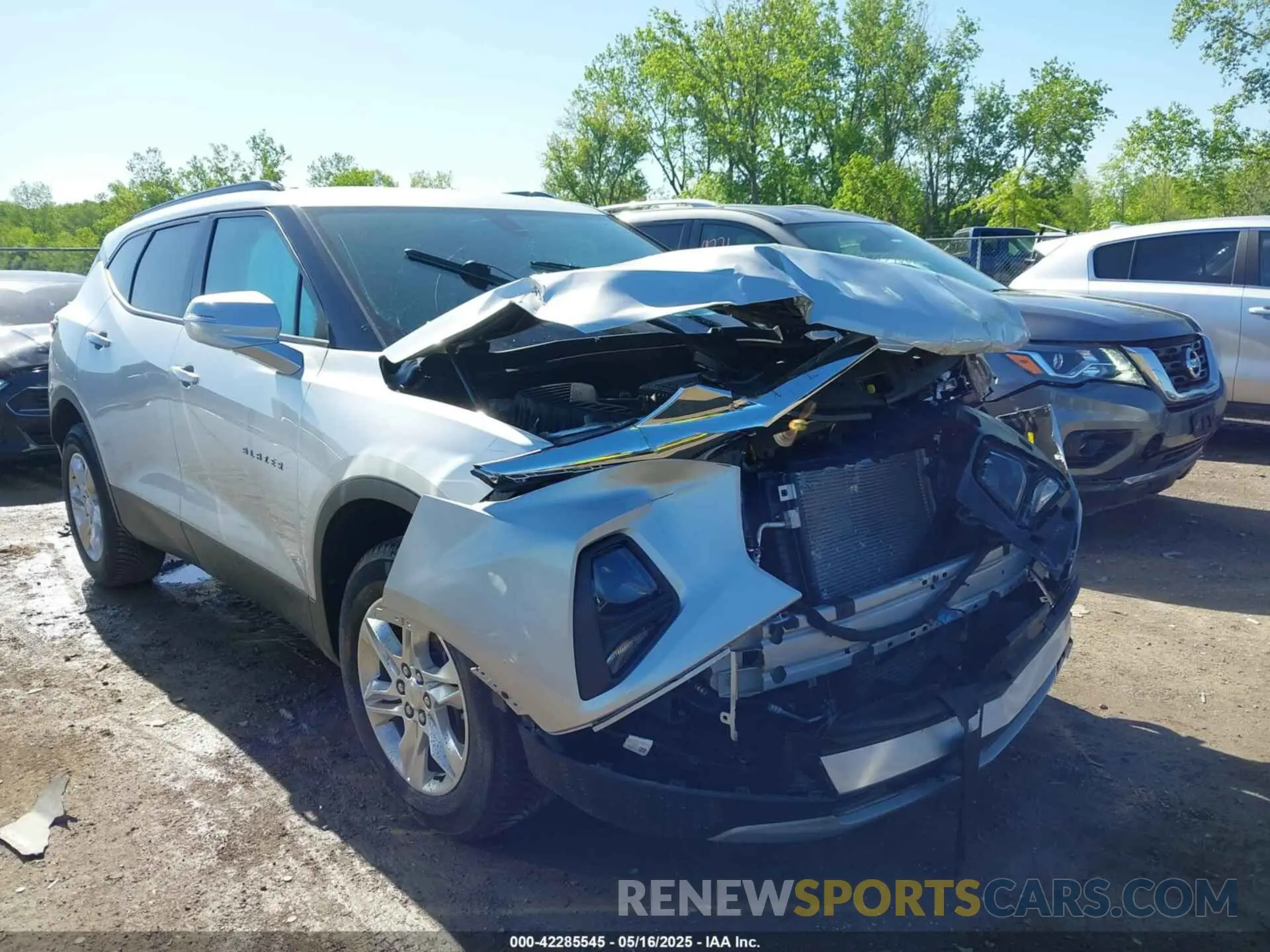 1 Photograph of a damaged car 3GNKBCRSXLS698873 CHEVROLET BLAZER 2020