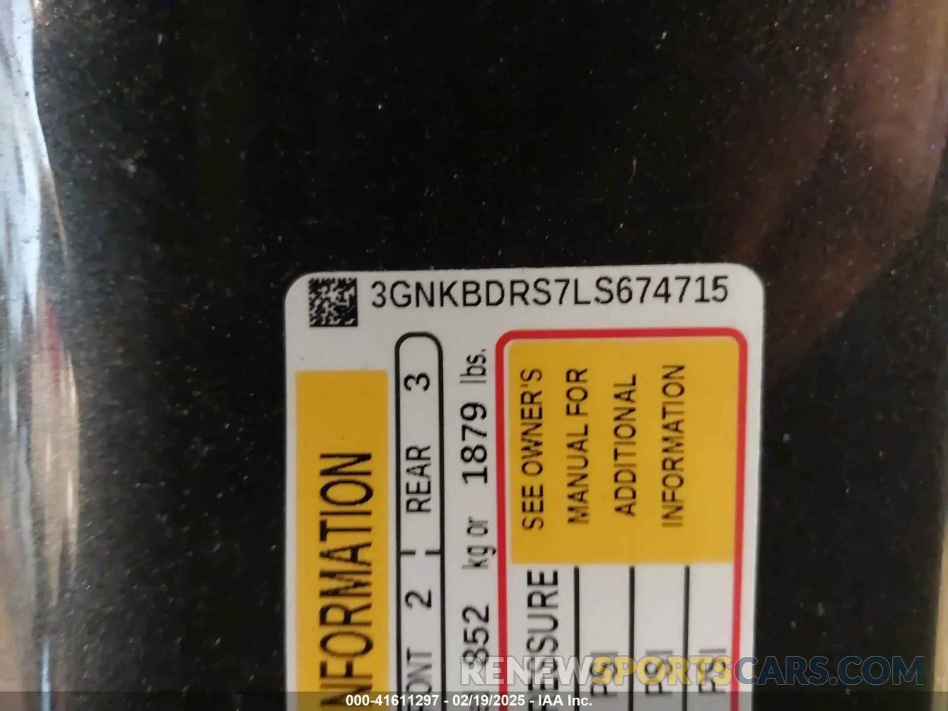 9 Фотография поврежденного автомобиля 3GNKBDRS7LS674715 CHEVROLET BLAZER 2020