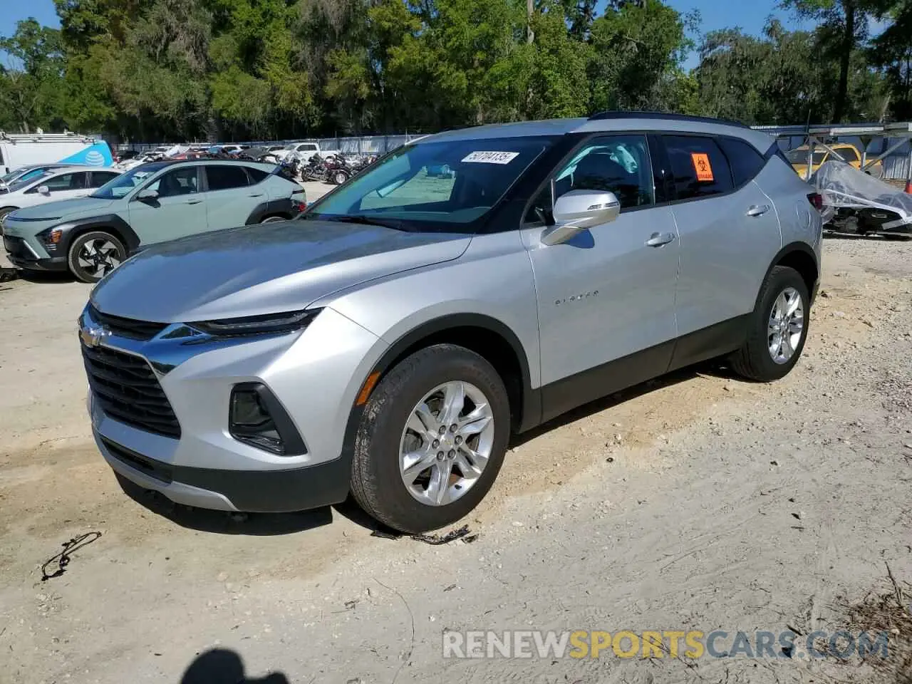 1 Photograph of a damaged car 3GNKBDRS9LS588421 CHEVROLET BLAZER 2020