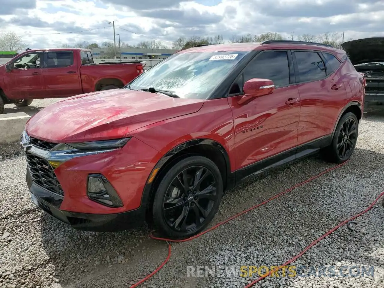 1 Photograph of a damaged car 3GNKBERS4LS591927 CHEVROLET BLAZER 2020
