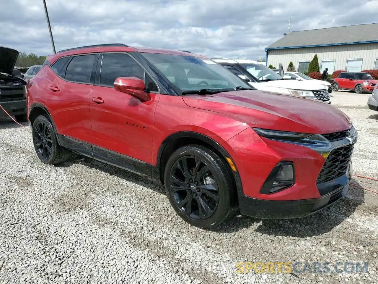 4 Photograph of a damaged car 3GNKBERS4LS591927 CHEVROLET BLAZER 2020