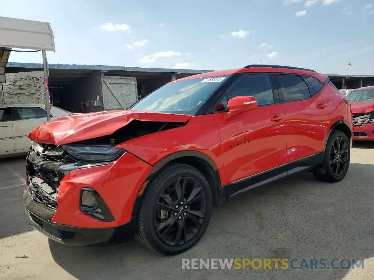 1 Фотография поврежденного автомобиля 3GNKBERS9LS661048 CHEVROLET BLAZER 2020