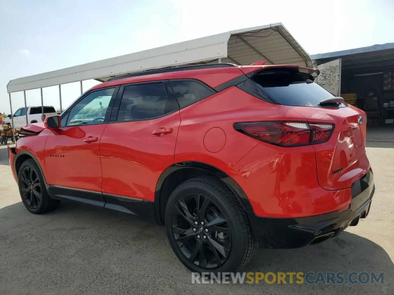 2 Фотография поврежденного автомобиля 3GNKBERS9LS661048 CHEVROLET BLAZER 2020