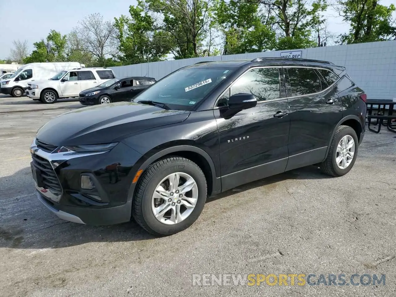 1 Photograph of a damaged car 3GNKBHRS1LS592633 CHEVROLET BLAZER 2020