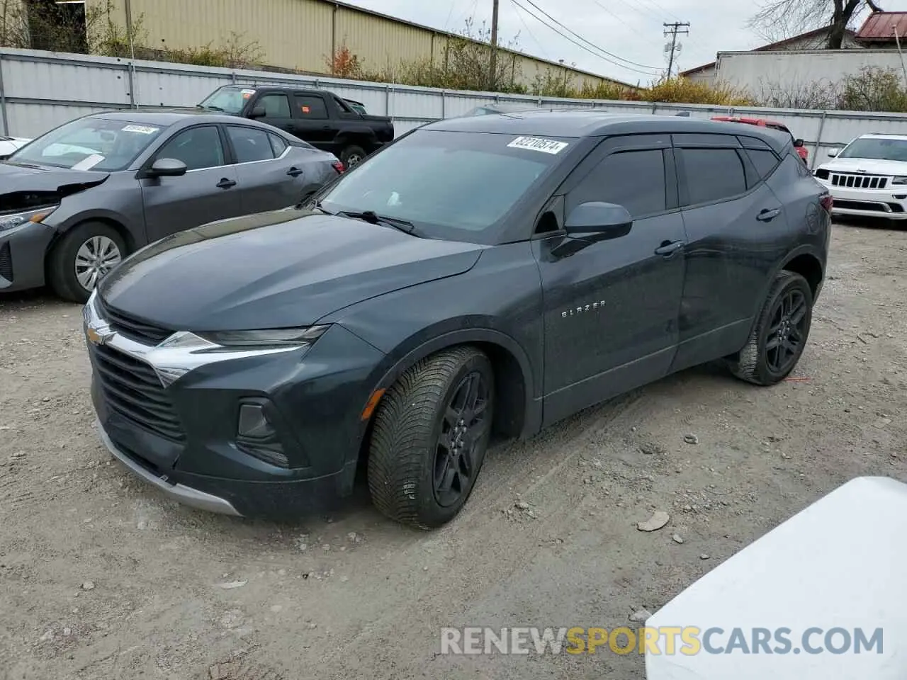 1 Photograph of a damaged car 3GNKBHRS7LS567039 CHEVROLET BLAZER 2020