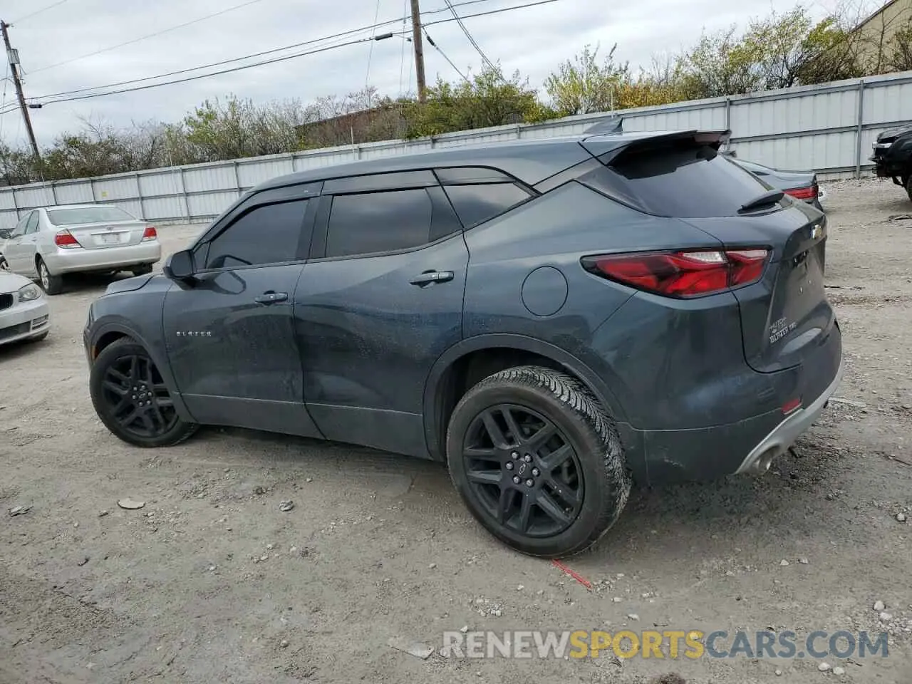 2 Photograph of a damaged car 3GNKBHRS7LS567039 CHEVROLET BLAZER 2020
