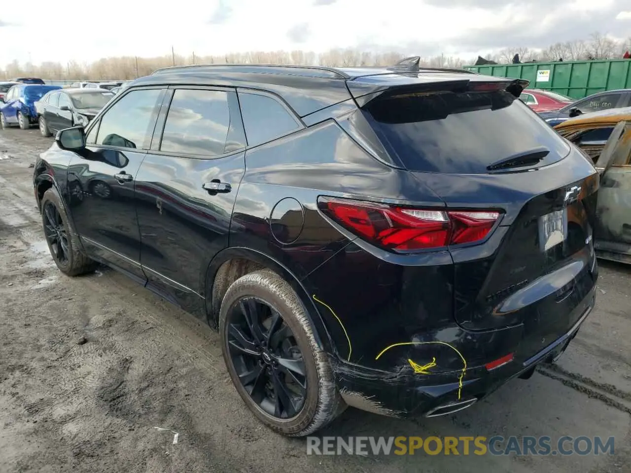 2 Photograph of a damaged car 3GNKBKRS5LS539608 CHEVROLET BLAZER 2020
