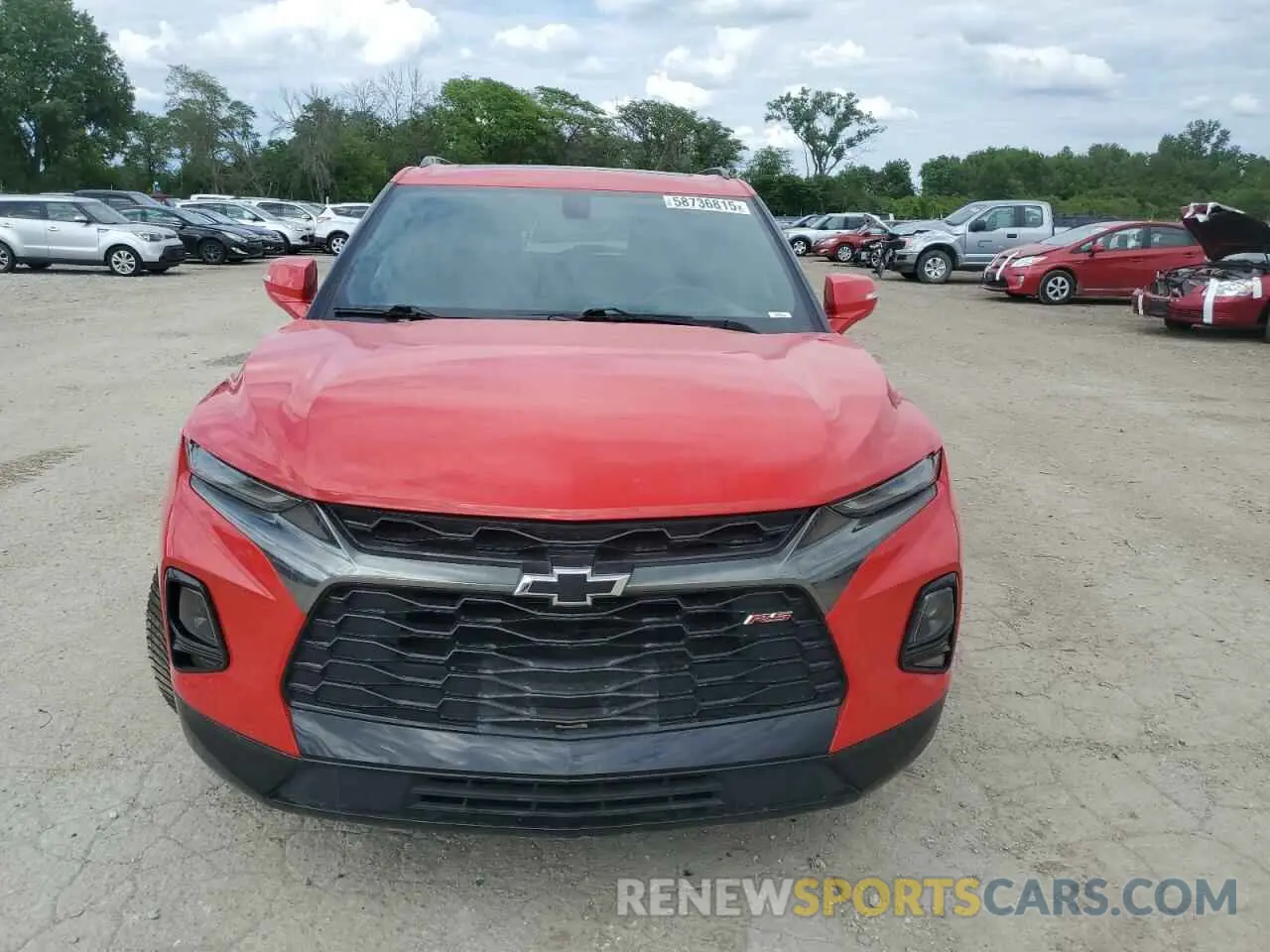 5 Photograph of a damaged car 3GNKBKRS8LS573512 CHEVROLET BLAZER 2020