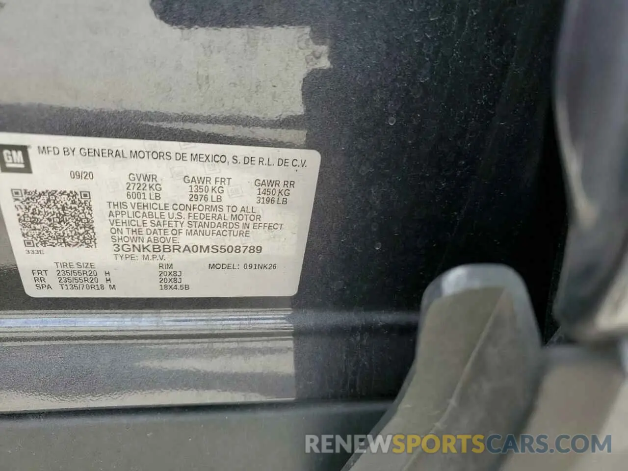13 Photograph of a damaged car 3GNKBBRA0MS508789 CHEVROLET BLAZER 2021