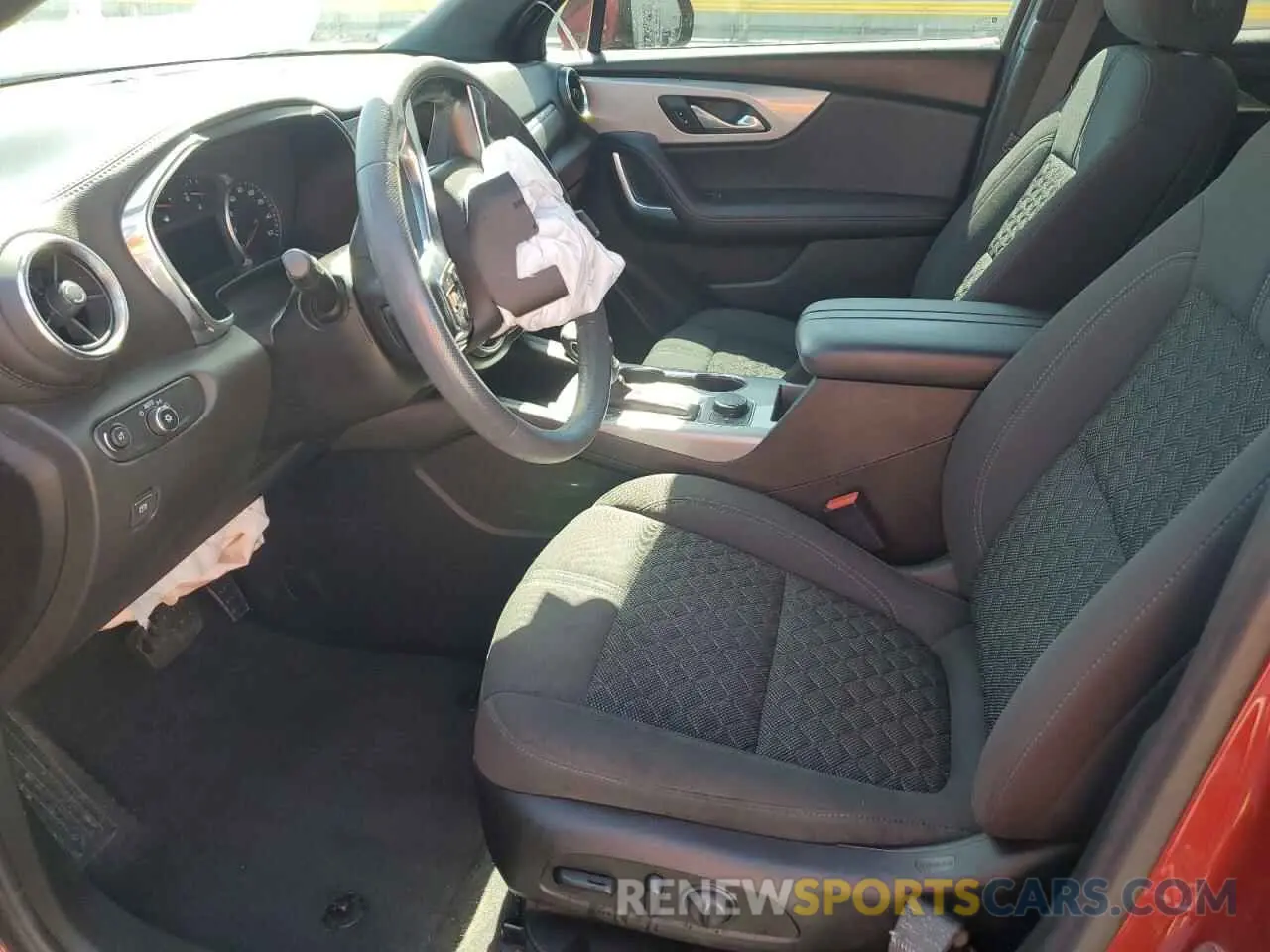7 Photograph of a damaged car 3GNKBBRA1MS583632 CHEVROLET BLAZER 2021