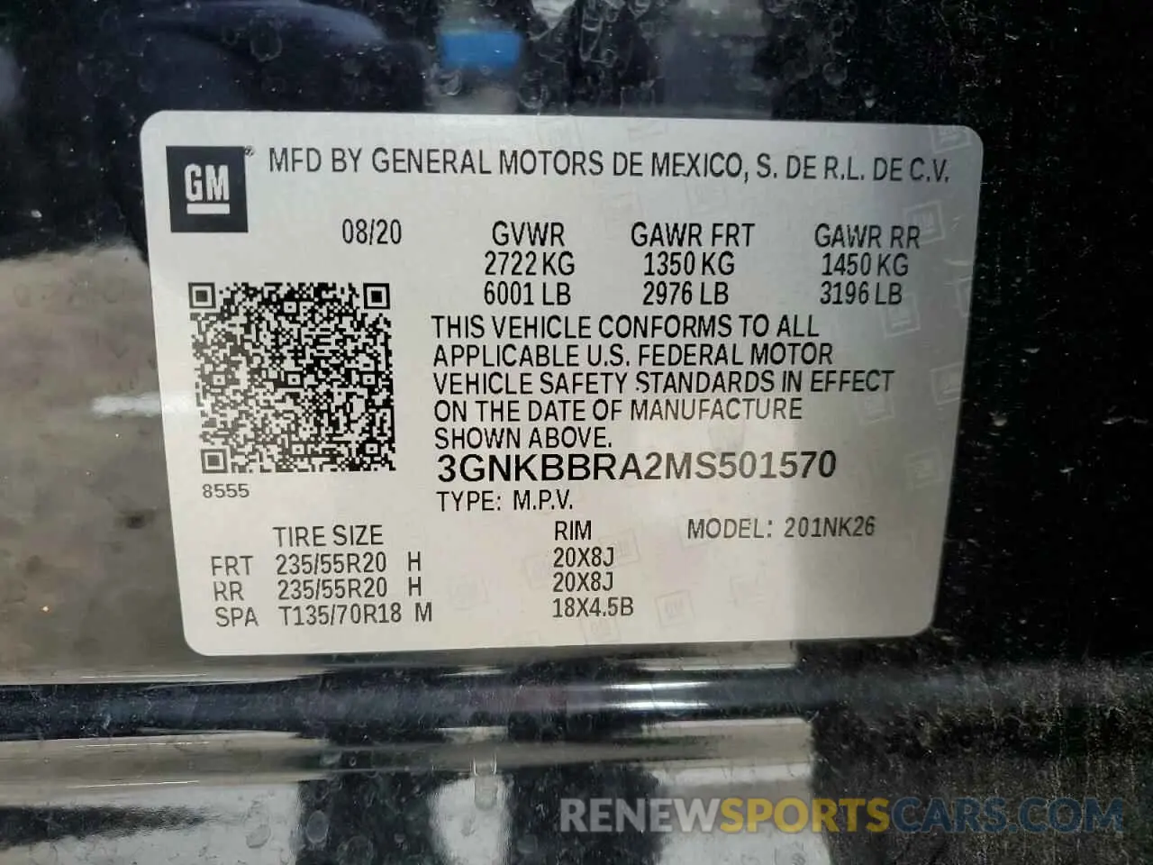 16 Фотография поврежденного автомобиля 3GNKBBRA2MS501570 CHEVROLET BLAZER 2021