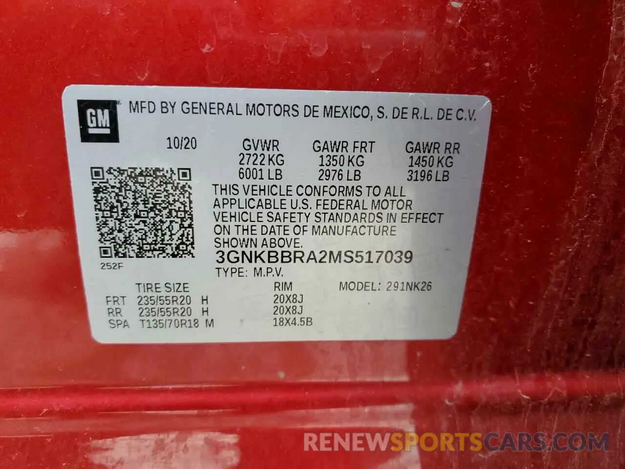 13 Фотография поврежденного автомобиля 3GNKBBRA2MS517039 CHEVROLET BLAZER 2021