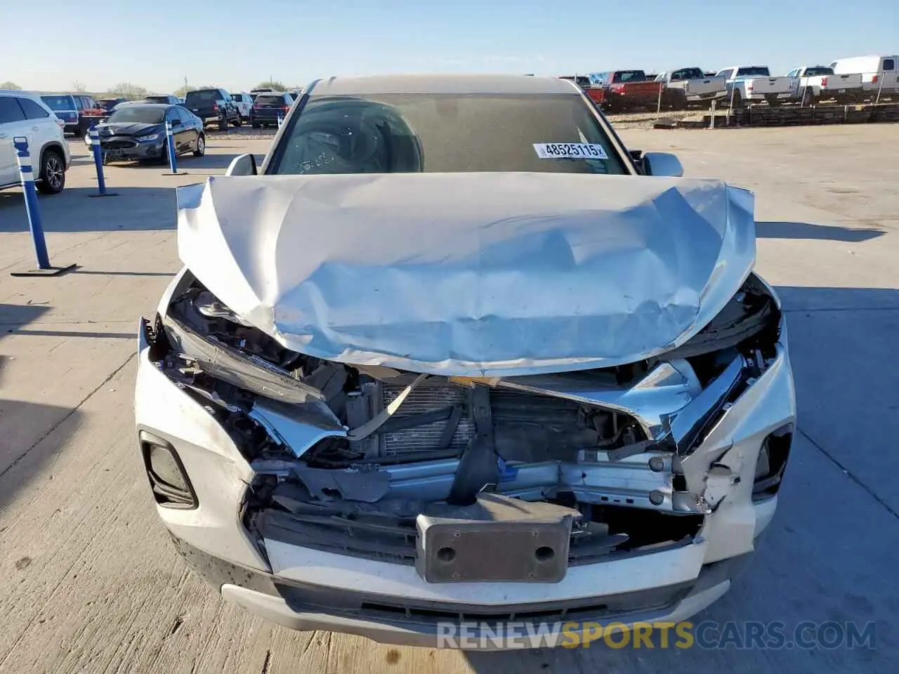 5 Photograph of a damaged car 3GNKBBRA5MS580958 CHEVROLET BLAZER 2021