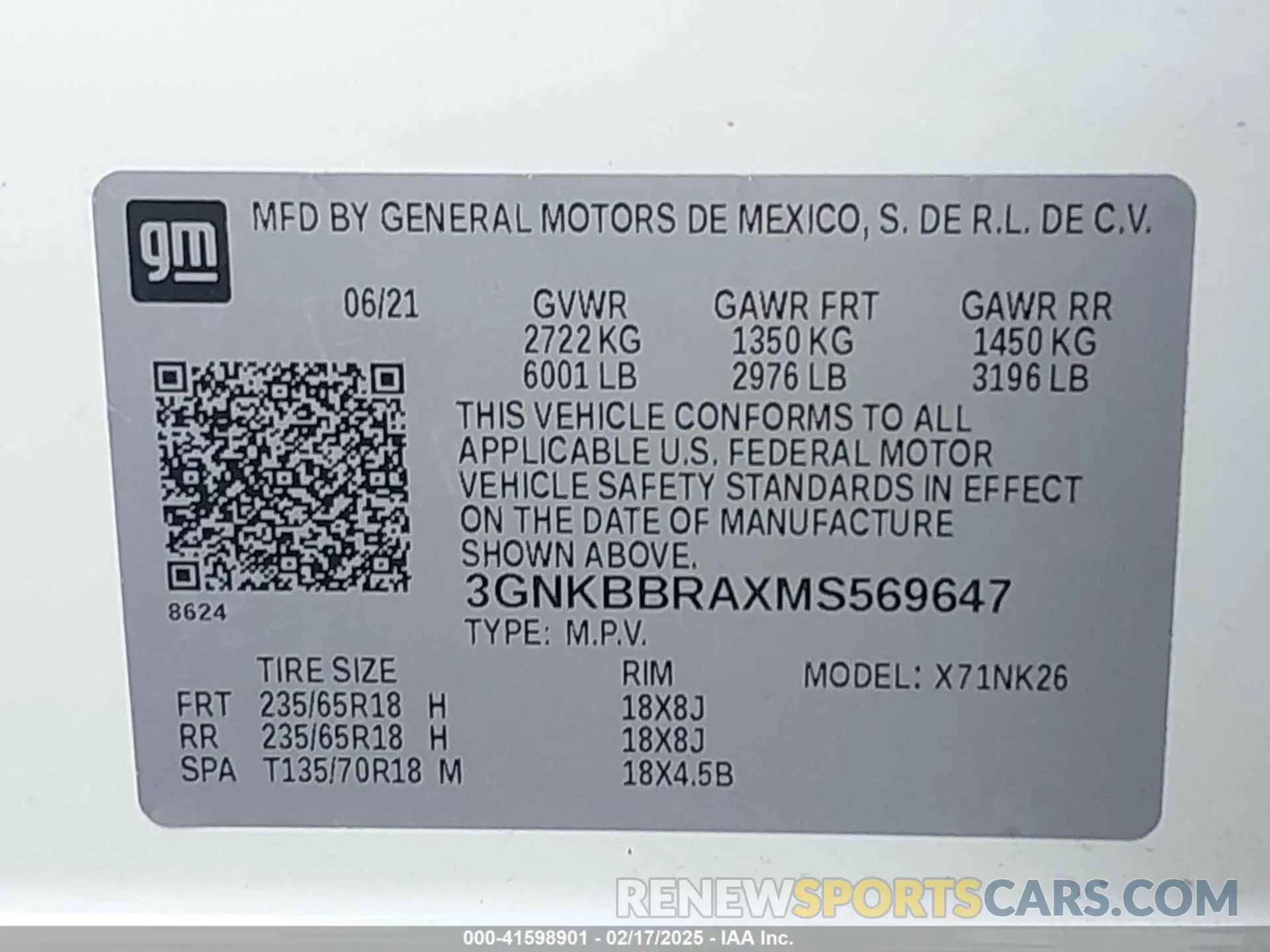 9 Фотография поврежденного автомобиля 3GNKBBRAXMS569647 CHEVROLET BLAZER 2021