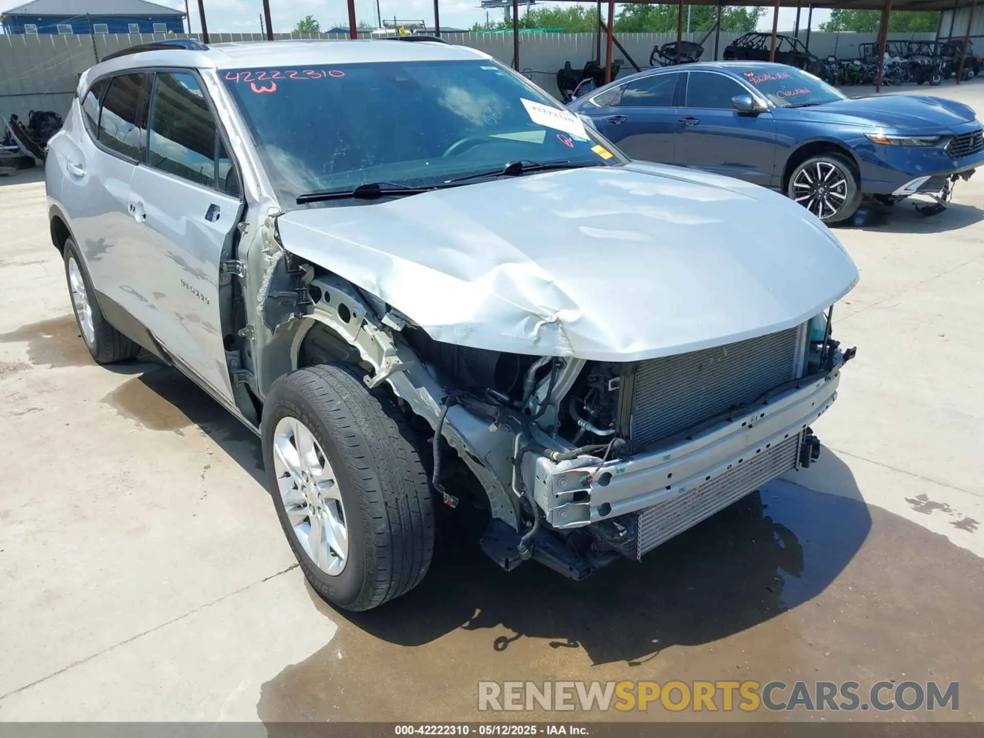 6 Фотография поврежденного автомобиля 3GNKBCR47MS577835 CHEVROLET BLAZER 2021
