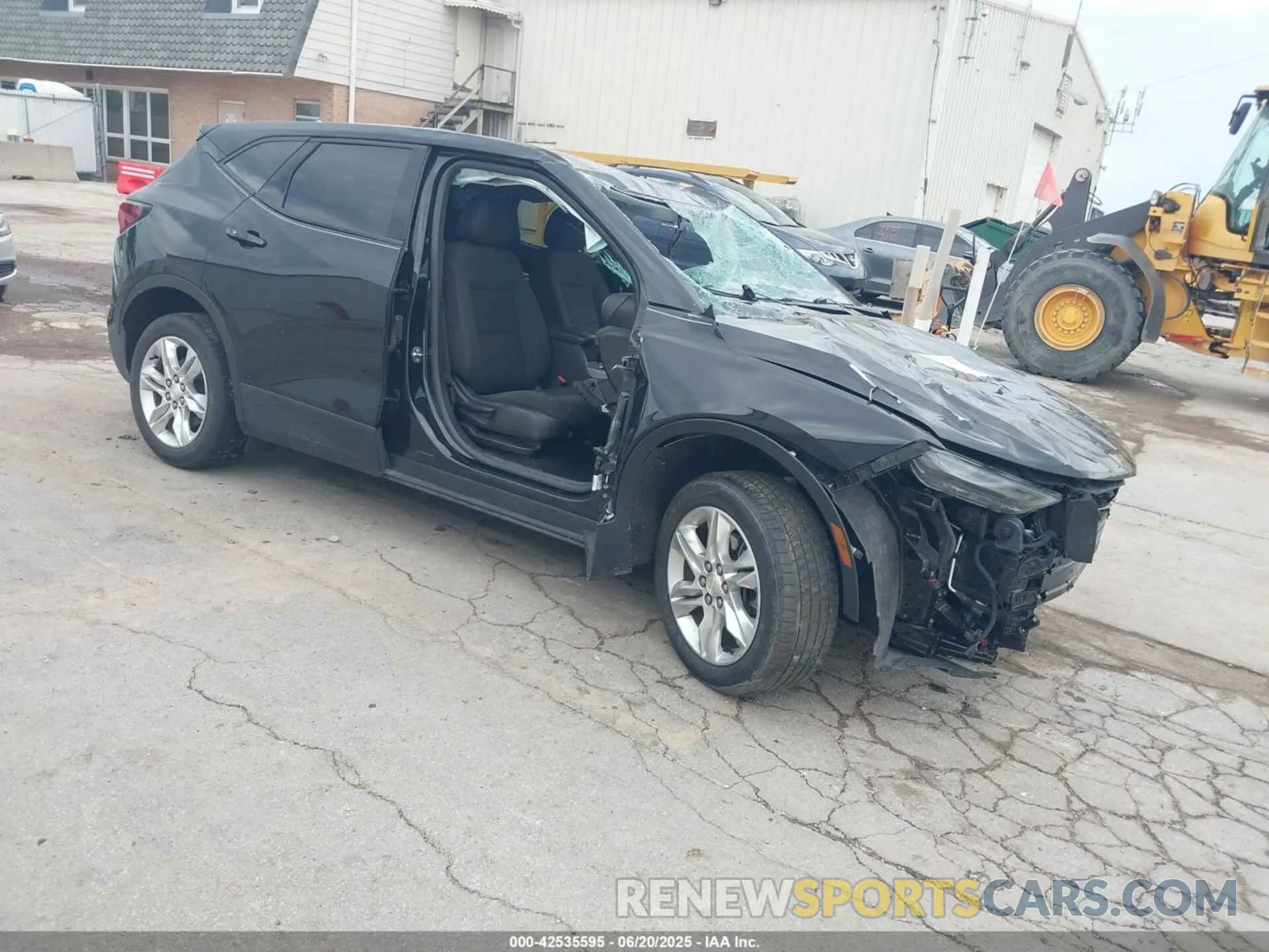 1 Photograph of a damaged car 3GNKBCR4XMS544263 CHEVROLET BLAZER 2021