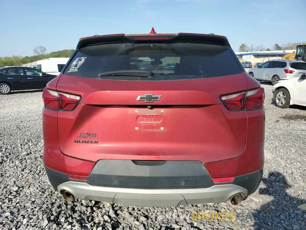 6 Photograph of a damaged car 3GNKBCRS1MS527396 CHEVROLET BLAZER 2021