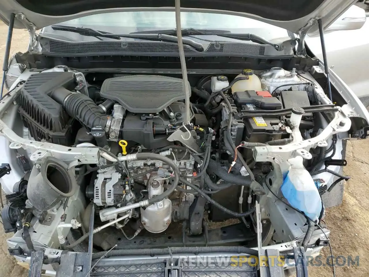 11 Фотография поврежденного автомобиля 3GNKBCRS1MS564223 CHEVROLET BLAZER 2021