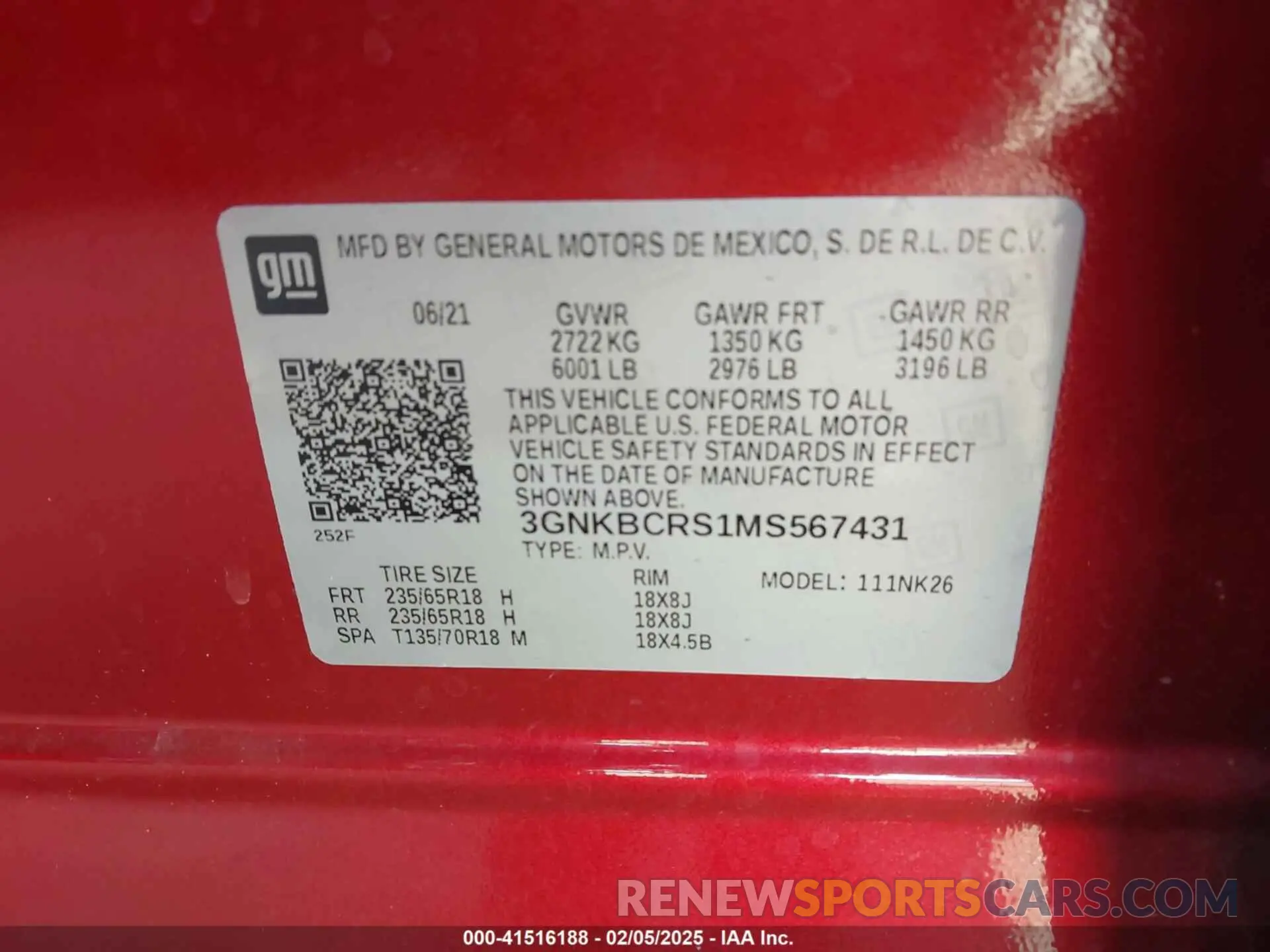 9 Photograph of a damaged car 3GNKBCRS1MS567431 CHEVROLET BLAZER 2021