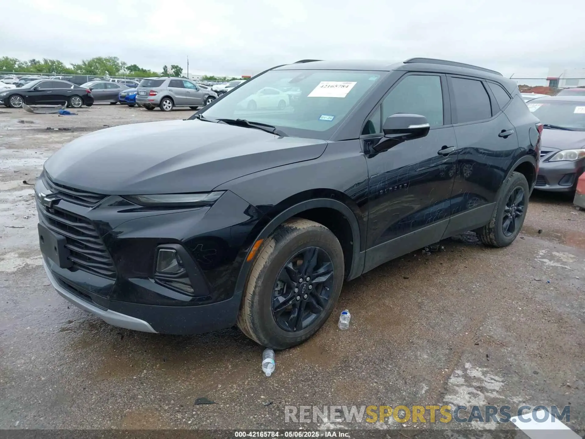 2 Фотография поврежденного автомобиля 3GNKBCRS3MS507019 CHEVROLET BLAZER 2021