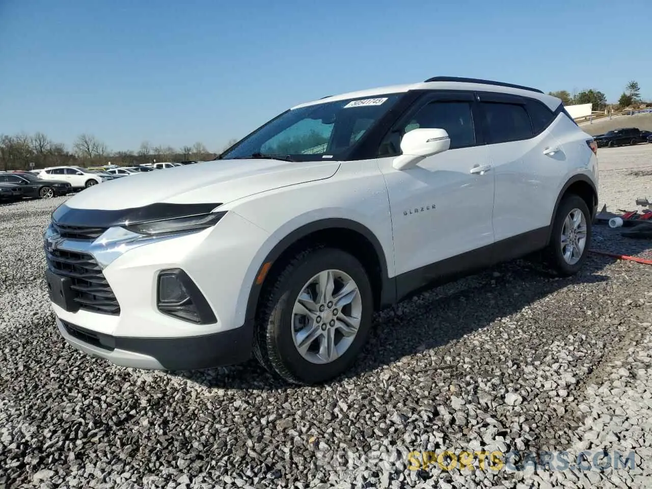 1 Фотография поврежденного автомобиля 3GNKBCRS4MS539767 CHEVROLET BLAZER 2021