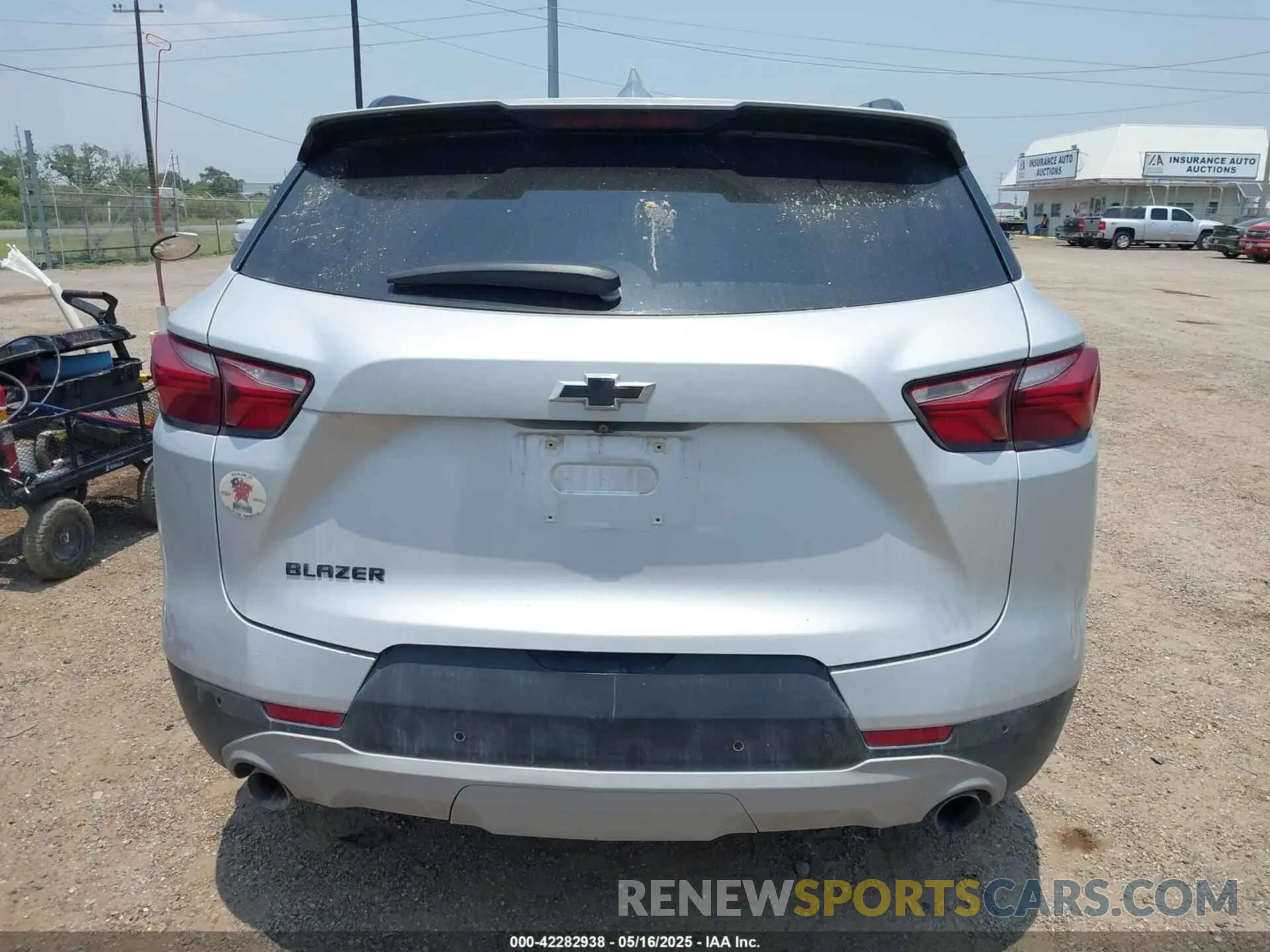 16 Фотография поврежденного автомобиля 3GNKBCRS5MS563186 CHEVROLET BLAZER 2021