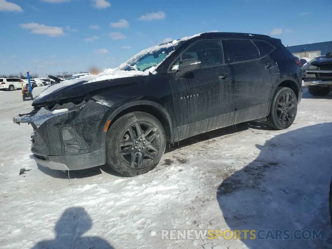 1 Фотография поврежденного автомобиля 3GNKBCRS6MS527264 CHEVROLET BLAZER 2021