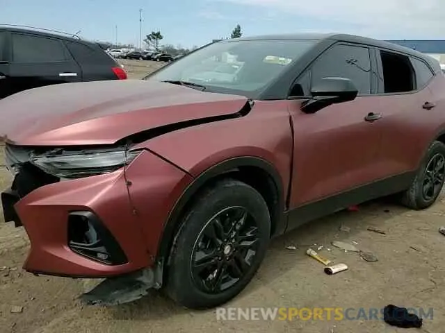 11 Фотография поврежденного автомобиля 3GNKBCRS6MS570213 CHEVROLET BLAZER 2021