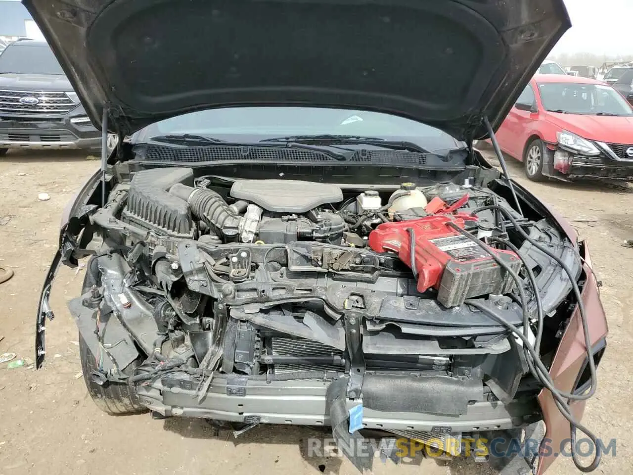 14 Фотография поврежденного автомобиля 3GNKBCRS6MS570213 CHEVROLET BLAZER 2021