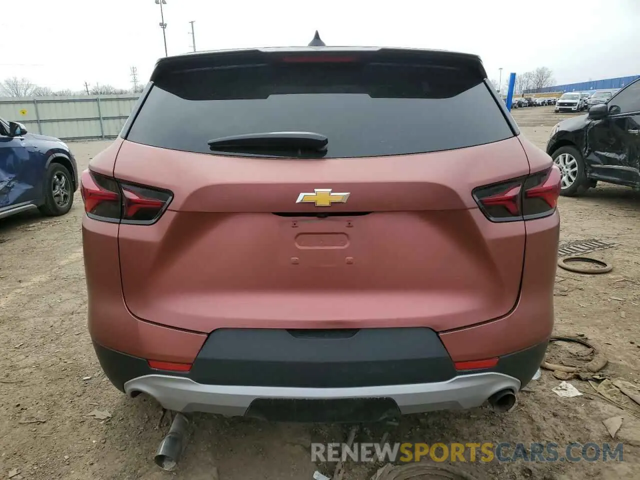 6 Фотография поврежденного автомобиля 3GNKBCRS6MS570213 CHEVROLET BLAZER 2021