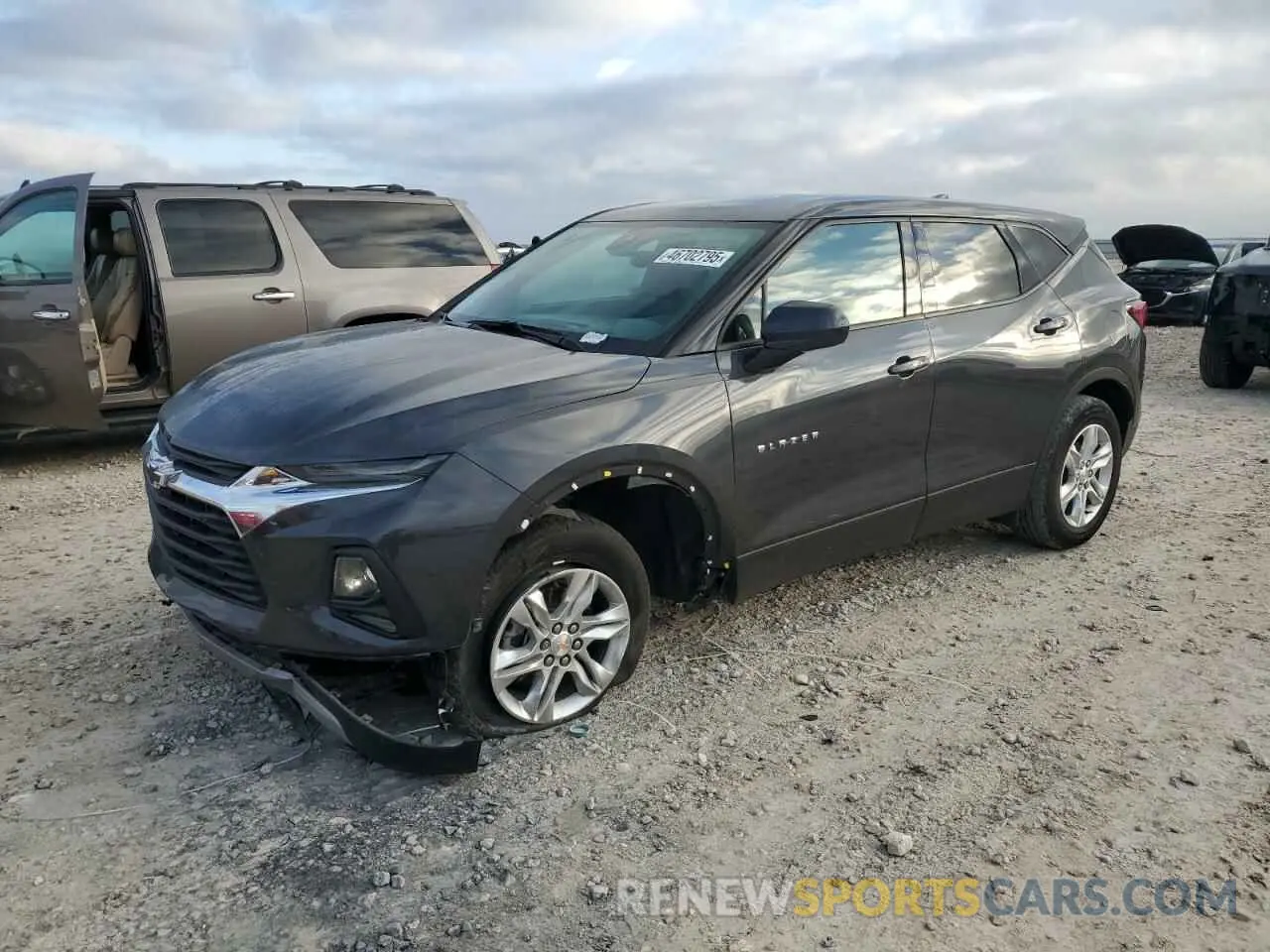 1 Фотография поврежденного автомобиля 3GNKBCRS6MS570941 CHEVROLET BLAZER 2021