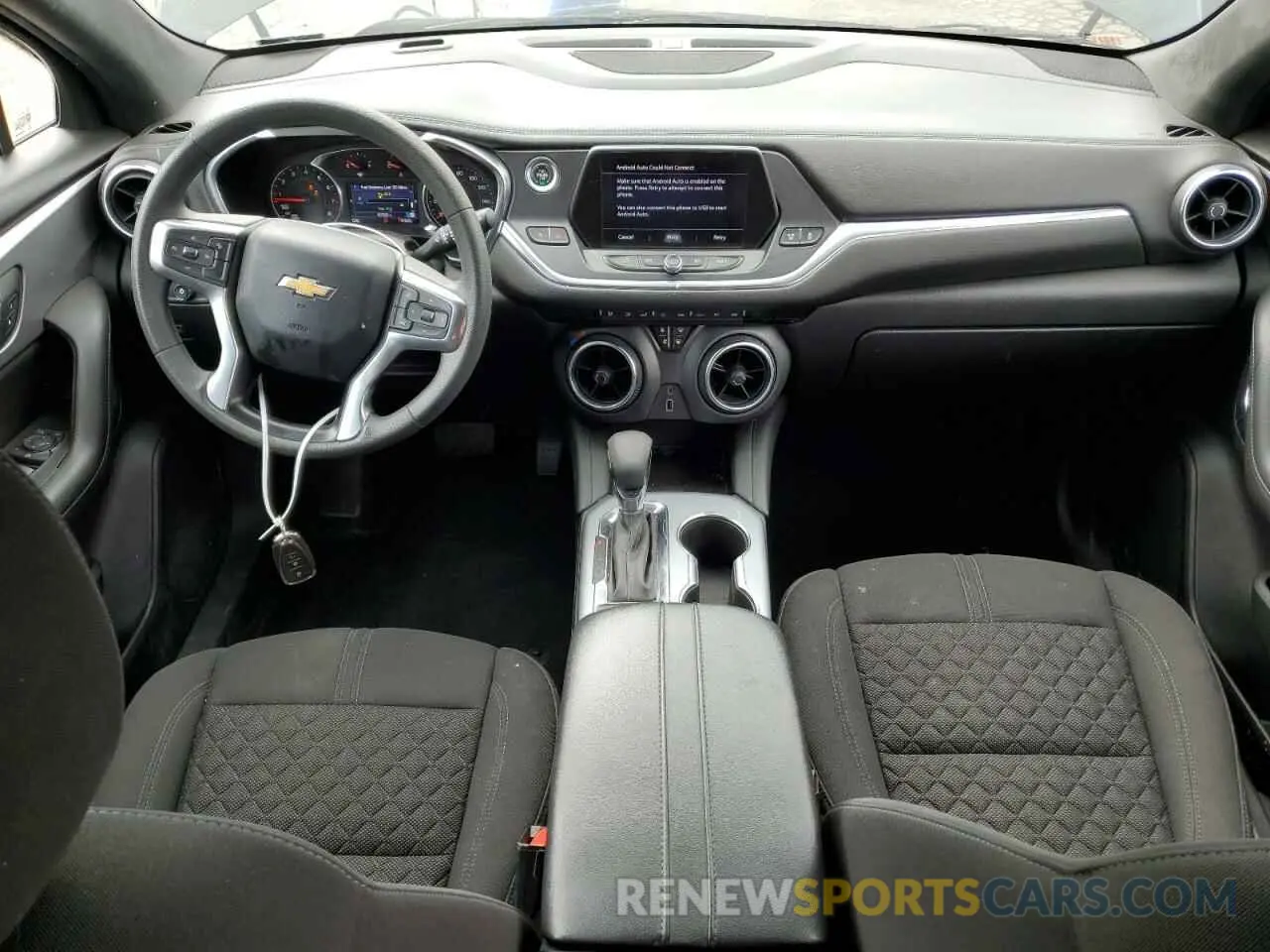 8 Фотография поврежденного автомобиля 3GNKBCRS7MS567112 CHEVROLET BLAZER 2021