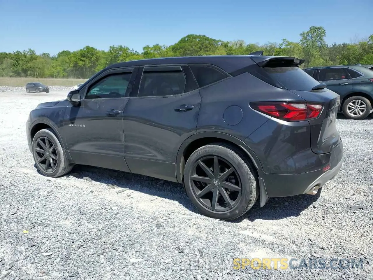 2 Photograph of a damaged car 3GNKBCRS8MS513057 CHEVROLET BLAZER 2021