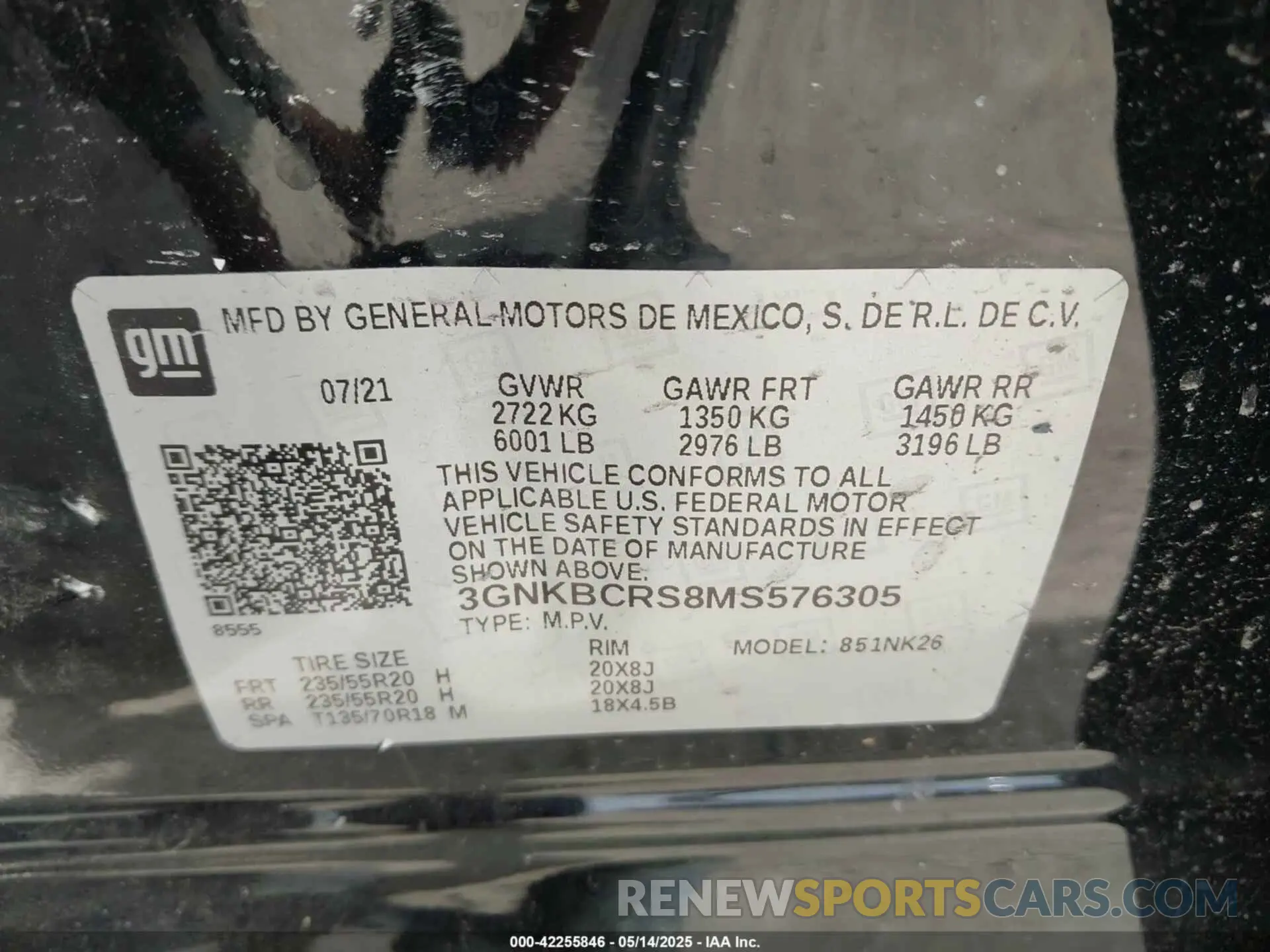 9 Photograph of a damaged car 3GNKBCRS8MS576305 CHEVROLET BLAZER 2021