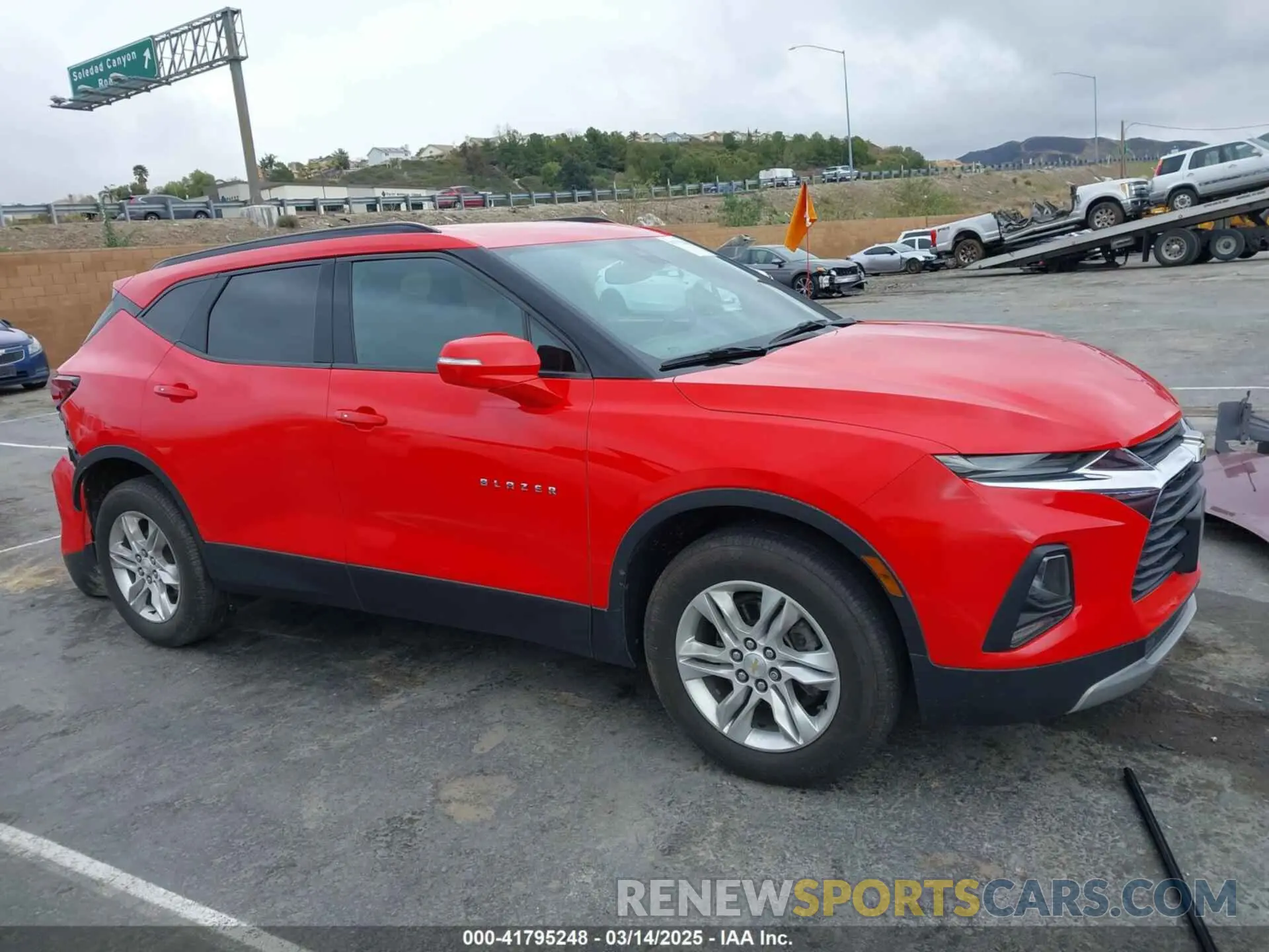 13 Photograph of a damaged car 3GNKBCRS9MS534791 CHEVROLET BLAZER 2021
