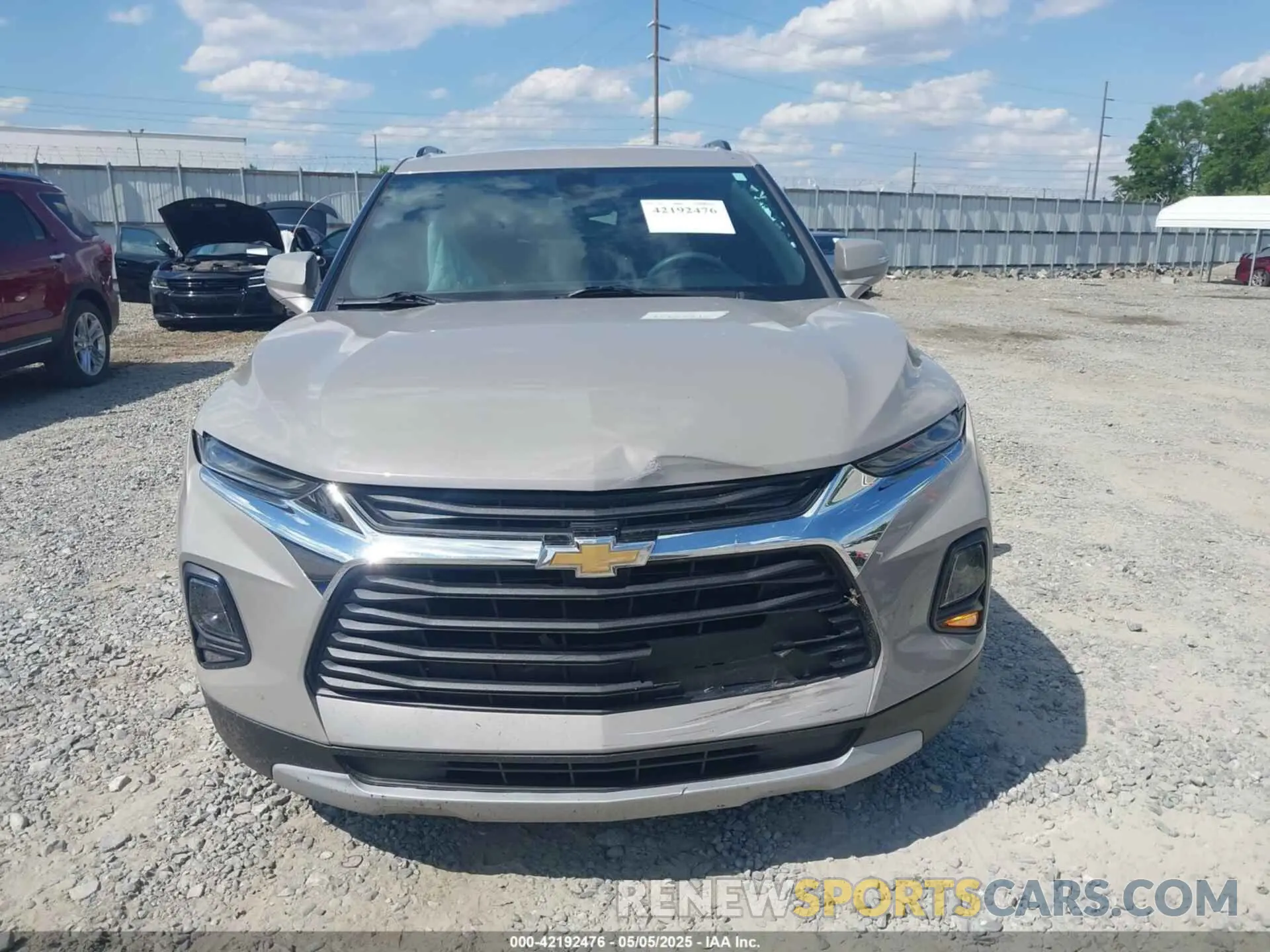 12 Фотография поврежденного автомобиля 3GNKBCRS9MS582176 CHEVROLET BLAZER 2021